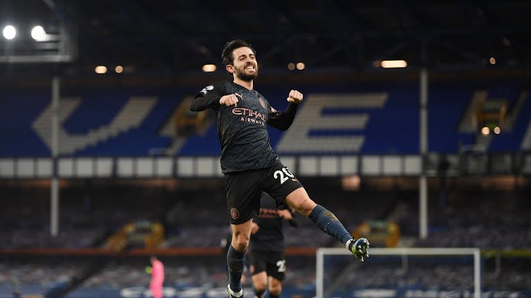 एभर्टनलाई हराउँदै म्यानचेस्टर सिटीको १० अंकको अग्रता