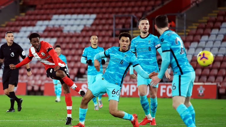 शीर्षस्थानको लिभरपुल साउथह्याम्टनसँग पराजित